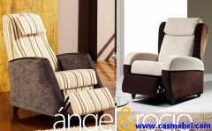 Modelos angel & rocio, sillones relax de apertura manual, de reducidas dimensiones disponible en to