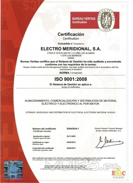 CERTIFICADO ISO