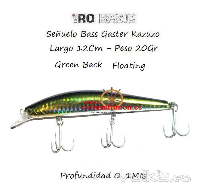 www.ceboseltimon.es - Señuelo Hiro 12cm Bass Gangster Kazuko 20gr Burning  Floatin