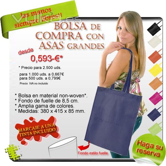 bolsas de todos los tamaños y estilos; personalizadas