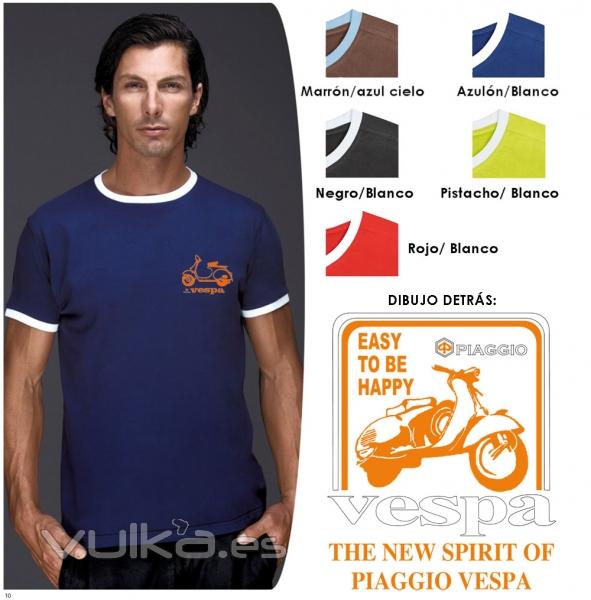 CAMISETAS VESPA, CAMISETAS ORIGINALES , CAMISETAS RETRO