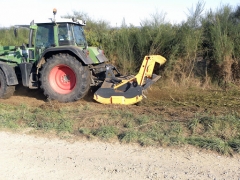 Tractor con desbrozadoras forestales tmc cancela