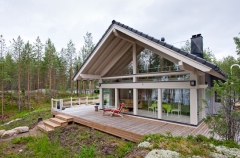 Casa de madera estilo polar