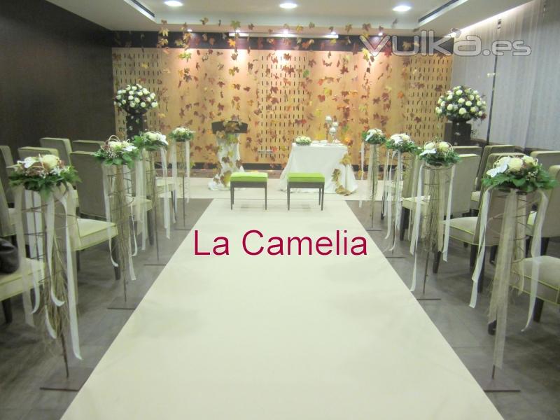 Decoración boda civil