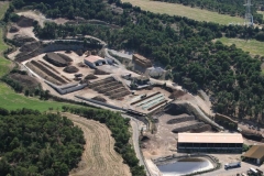 Vista aerea de la planta de compostaje