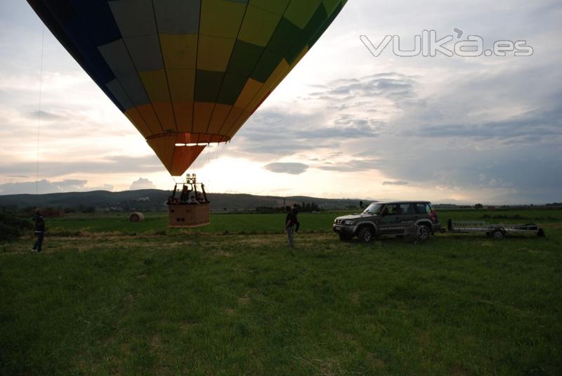 Los vuelos en globo empiezan con la salida del sol