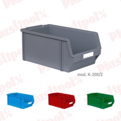 Caja de plastico con abertura frontal (ref k-200/2)