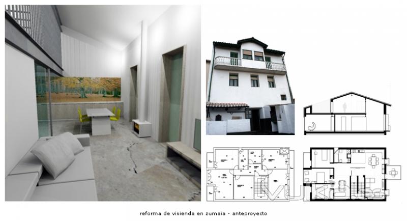 Reforma y ampliación de vivienda en Zumaia