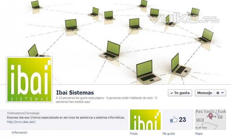 Facebook del departamento de servicios informáticos de Ibai Sistemas