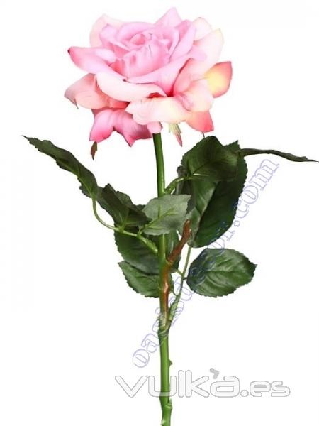 Rosas artificiales. Flor rosa artificial rosa Oasis Decor