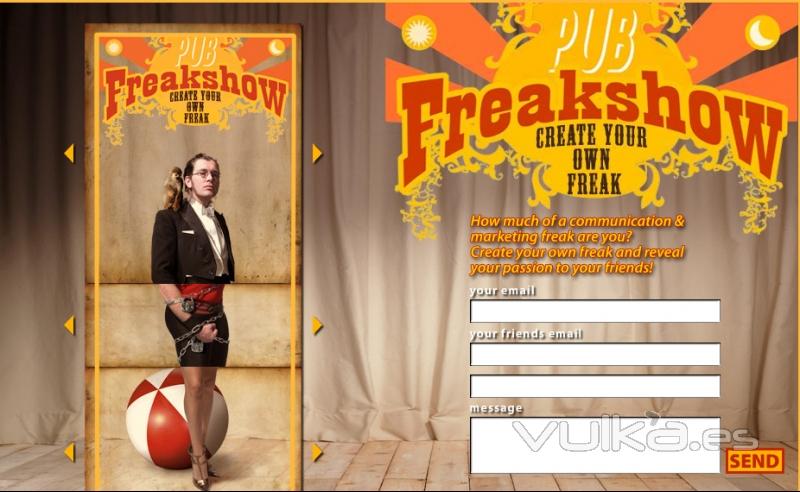 Accon Viral Freakshow por la revista PUB