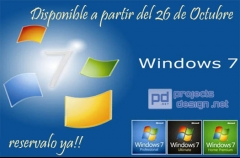 Windows 7 - disponible a partir del 26 de octubre