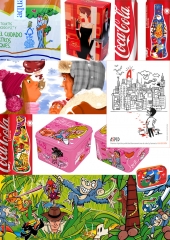 Ilustraciones coca-cola, aquabona, nestle, panrico, bic, entre otros +info en wwwjuanmagarcianet
