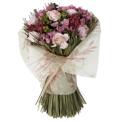 Arreglo floral bouquet natural flores artificiales - la llimona home