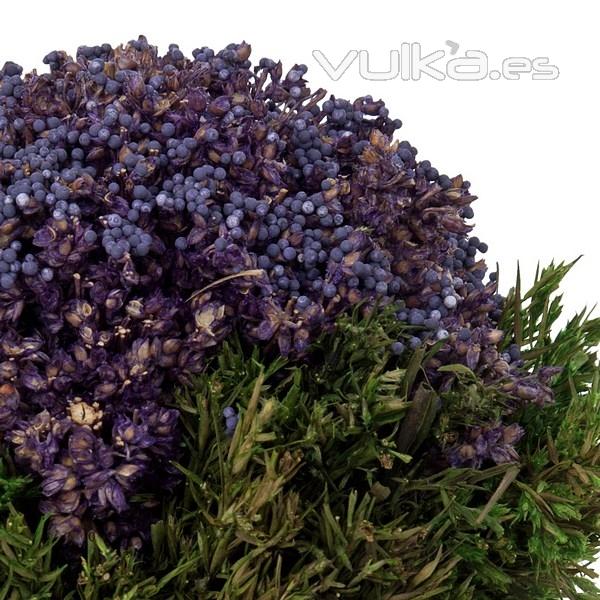 Arreglo floral bouquet natural violeta 25 2 - La Llimona home