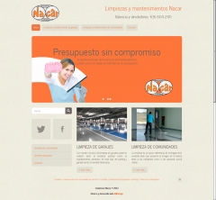 Aqdesign realiza el desarrollo y diseno web de la pagina de limpiezasnacares