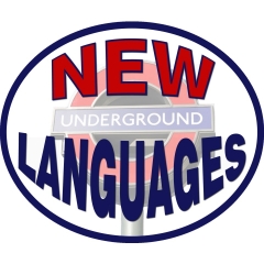Logotipo academia new languages