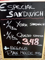 Oferta especial sandwich