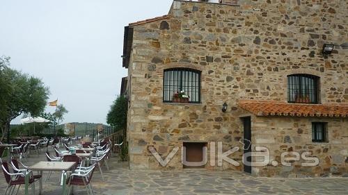 Terraza en el Hotel Rural Rincón del Abade - Sierra de Huelva