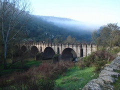 Puente de los cabriles en el murtigas - ruta de senderismo