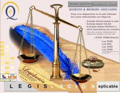 Quirino & broker´s - legislacion aplicable a los seguros privados ( muy importante saberla )