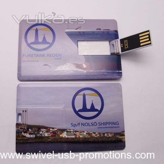 Memorias usb formato tarjeta de crédito