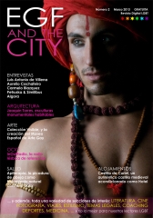 Revista gay egf and the city, patrocinada por la guia espanola de empresas gay friendly