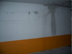 Filtracion de agua en garajes