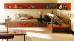 Mueble juvenil life box con una fresquita combinacion de colores