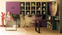 Dormitorio juvenil con la aplicacion de las fotos que quieras en los muebles