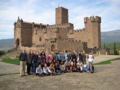 Slu madrid students visit xavier castle
