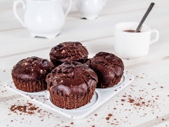 Muffin cacao allergy free muffin de cacao sin gluten, leche, huevo, soja y frutos secos