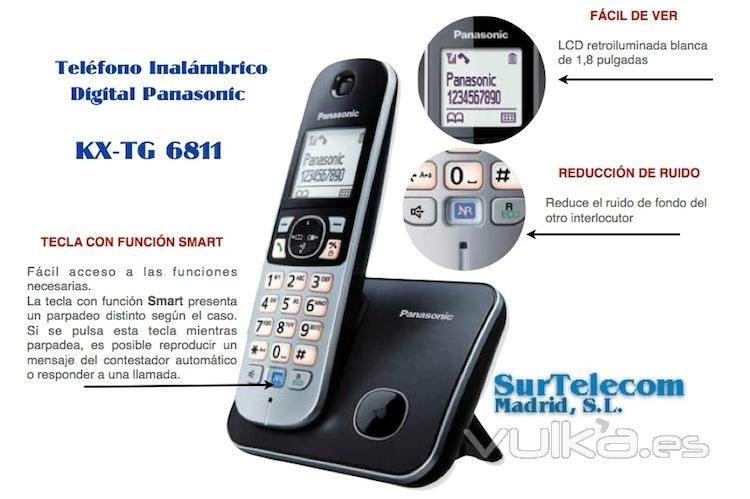 Teléfono Inalámbrico Pansonic KX-TG6811