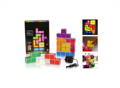 Cada lampara tetris trae 7 tetracubos con las diferentes formas del popular juego (i, j, l, z, s, t)