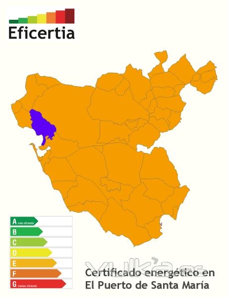 Certificado energético/eficiencia energética el puerto de santa maría