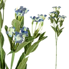 Flores artificiales rama flores mosquitera artificial azul 60 1 - la llimona home