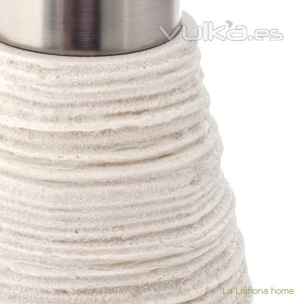 Dosificadores de baño. Dosificador baño conic sand beig 2 - La Llimona home