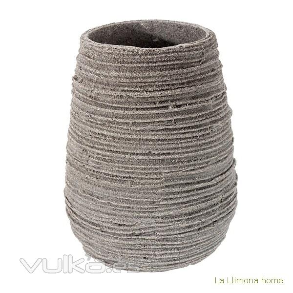 Vasos de baño. Vaso baño conic sand gris - La Llimona home