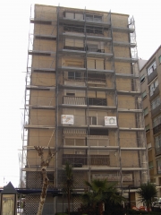 Remodelacion fachadas edificios en avda san juan de dios (ceuta)