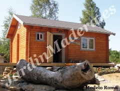 Cabana de madera roma