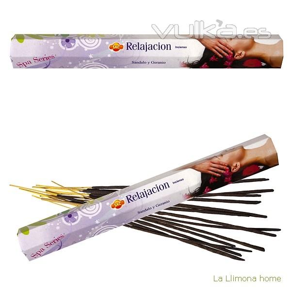 Inciensos y ambientadores. Incienso sac relajación caja sticks 1 - La Llimona home