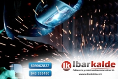 Ibarkalde sl es una empresa especializada en trabajos de herreria y caldereria