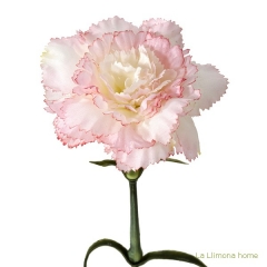 Flores artificiales flor clavel artificial rosa 55 - la llimona home