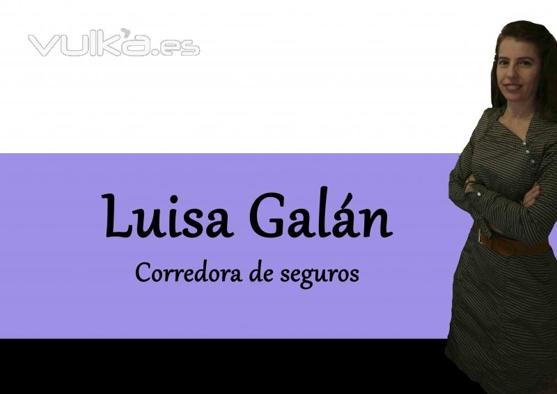 Luisa Galán corredora de seguros