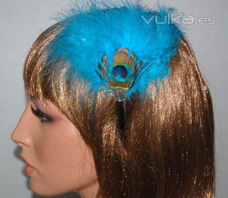 Diademas de plumas por 1.50 euros