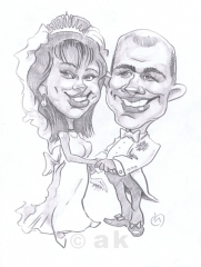 Caricaturas de boda mallorca