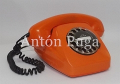 Telefono antiguo de disco, anos 60-70 vintage
