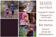 Oferta sesiones fotograficas navidad en granada