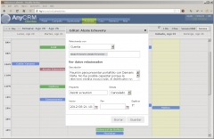 AnyCRM - Calendario Actividades