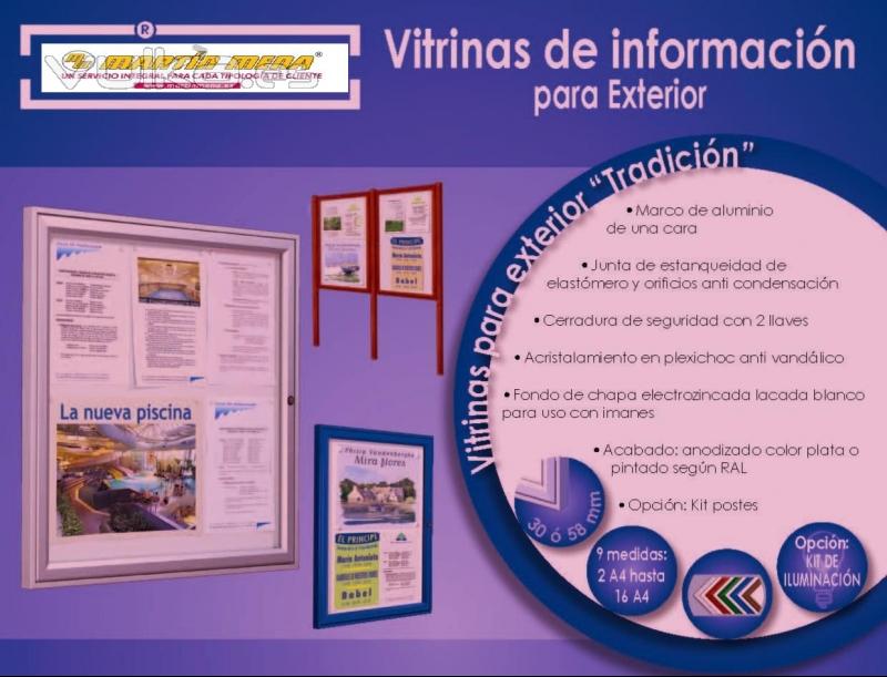 Vitrinas de Información para exterior